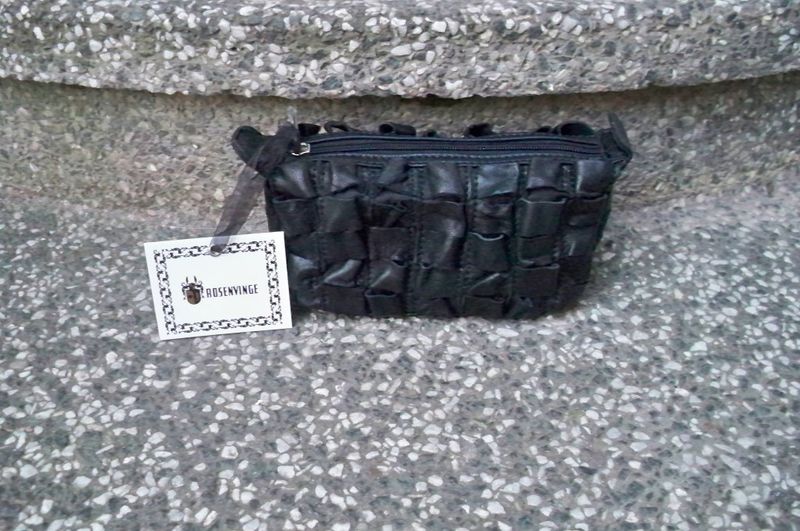 Rosenvinge Svart väska sminkväska läder