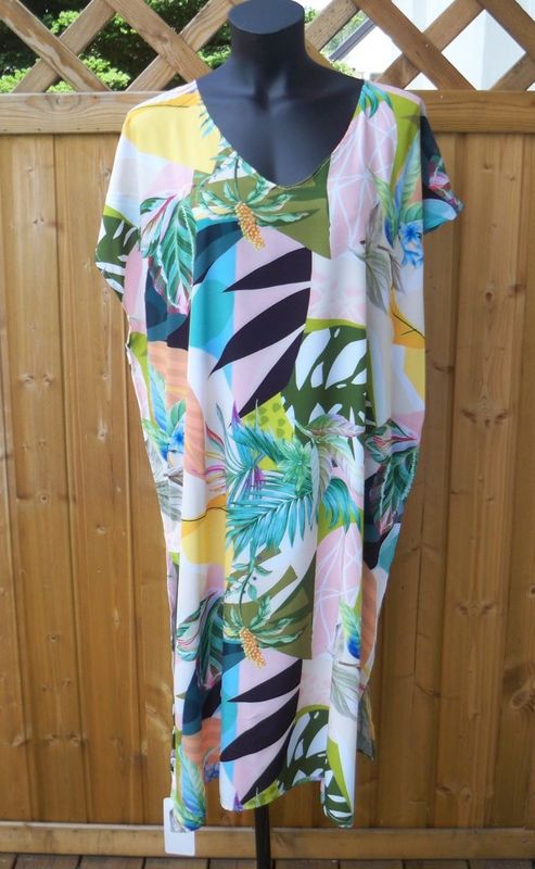 Mönstrad Kaftan Viskos