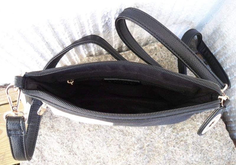 Svartvit väska clutch SoNize