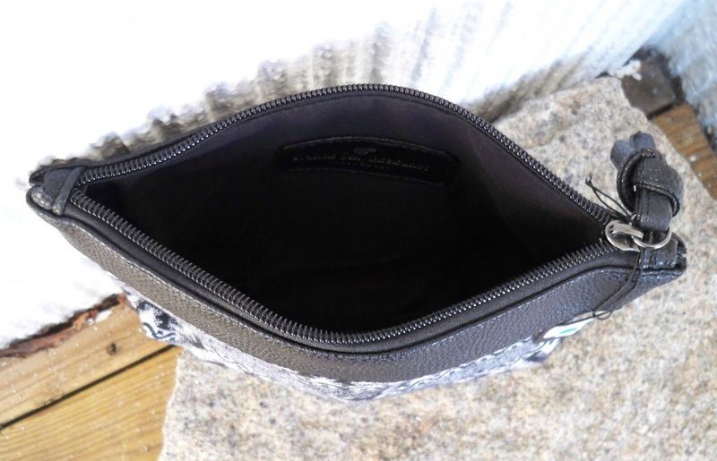 Mönstrad Svart Vit Sminkväska Bags by Dansk