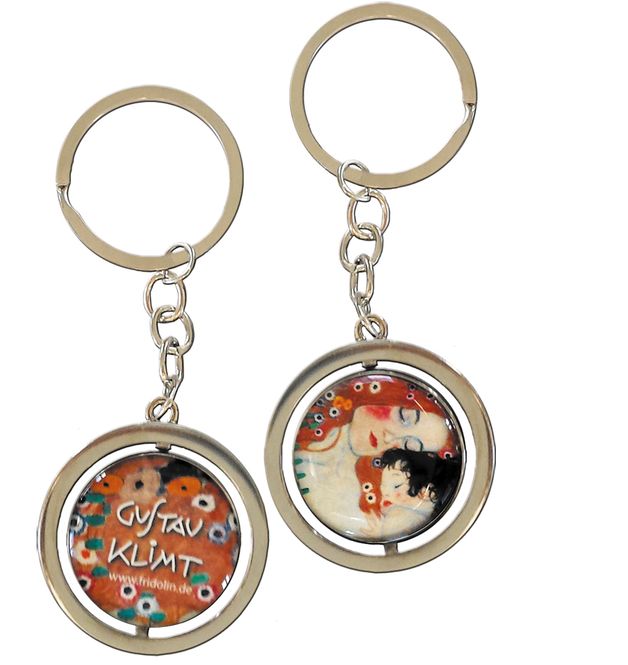 Huvudbild Nyckelring Dubbelsidig Gustav Klimt