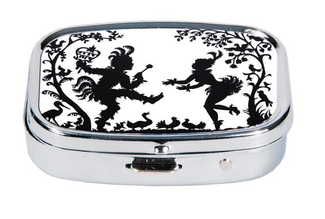 Huvudbild Pillerask Med Konstmotiv Papageno