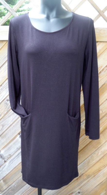 Svart Klänning med fickor