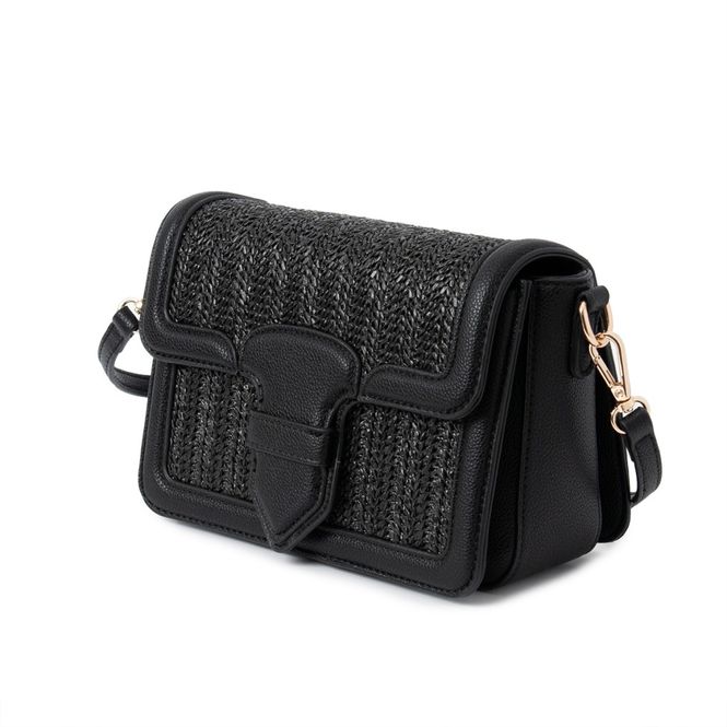 Huvudbild Svart liten axelremsväska clutch