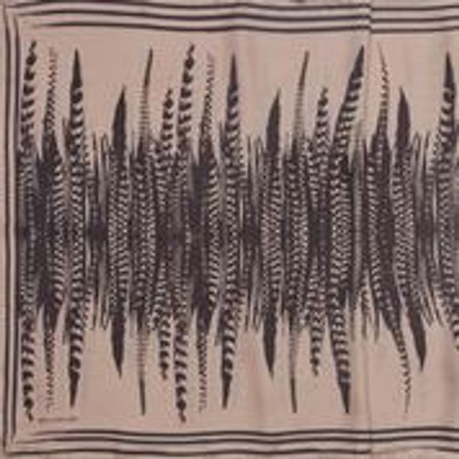 Huvudbild BELLA BALLOU Scarf Feather Silk Twill
