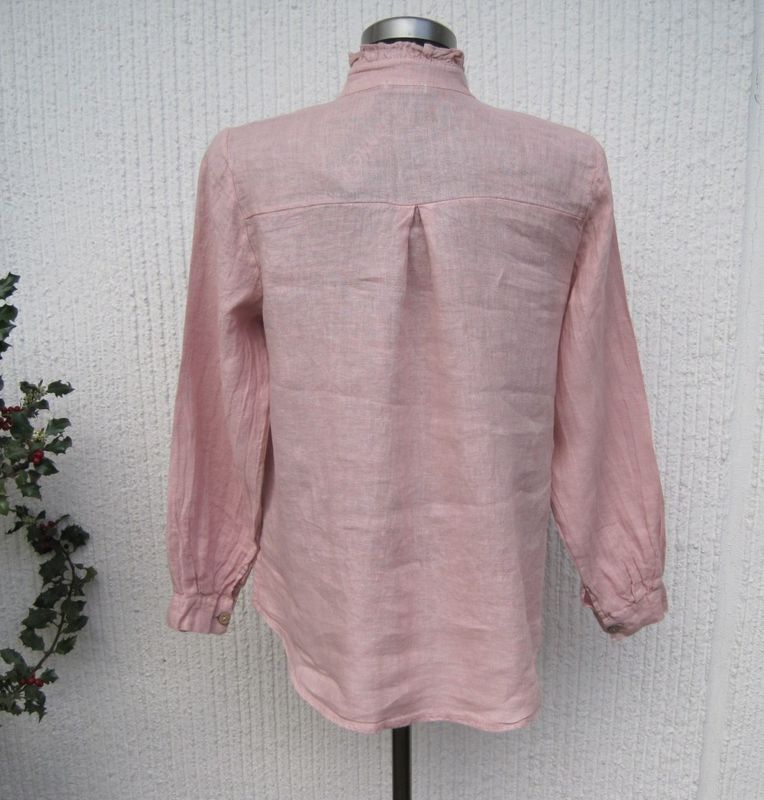 Gammelrosa Linneblus Lång Ärm Janne K