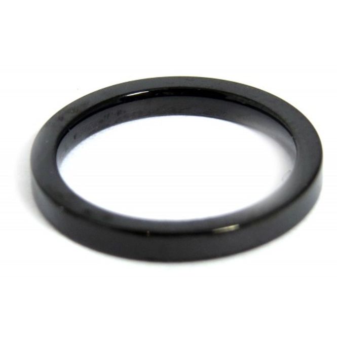 Huvudbild Smal stålring svart