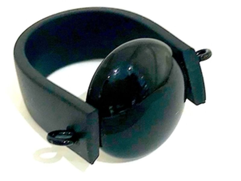 Ring Gummi och Onyx. Magnani Smyckesdesign