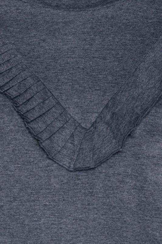 Grå Tröja Simone Frill Top Rut & Circle