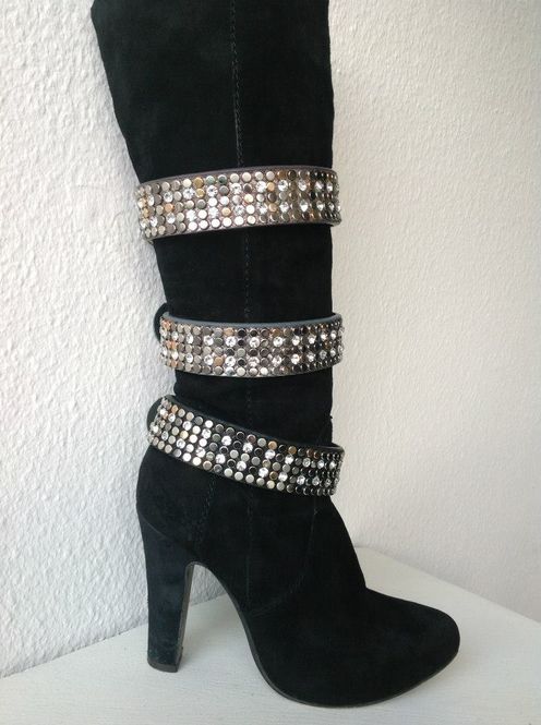 Huvudbild Stövelremmar Brons eller Silvergrå