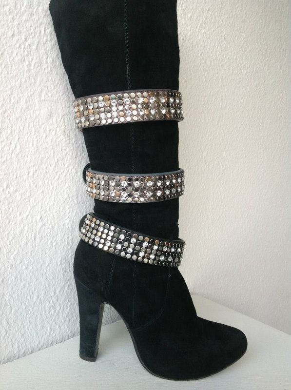 Stövelremmar Brons eller Silvergrå