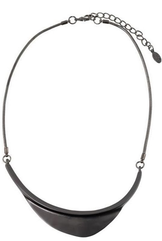 Halsband Mörkgrått Stål Lotta Design of Sweden
